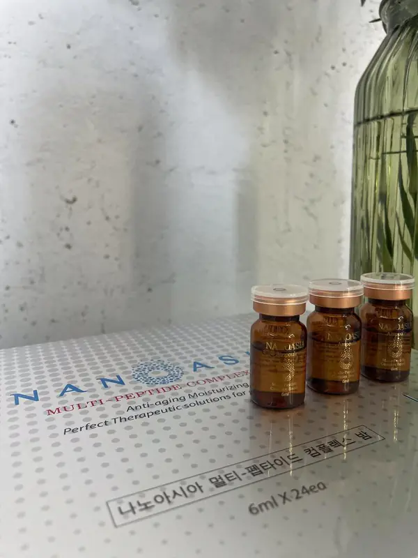 Ампулы сыворотки NanoAsia для неинвазивной биоревитализации